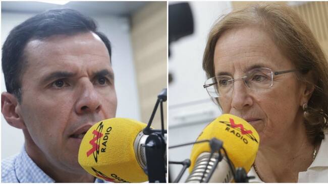 Salud Hernández y Guillermo Rivera debaten sobre la reciente liberación del ex líder guerrillero.. Foto: W Radio