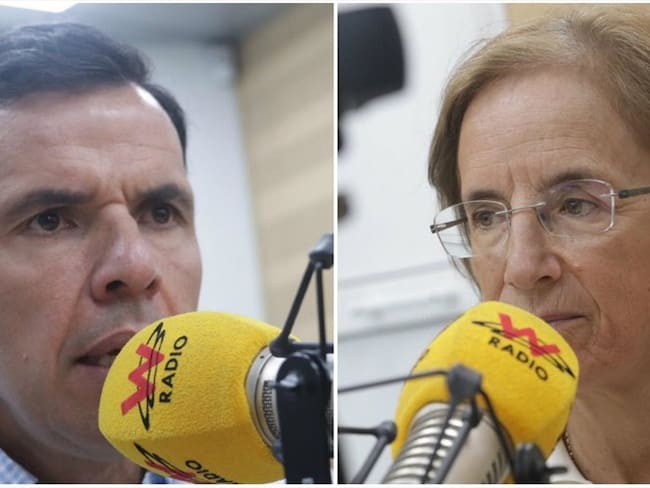 Salud Hernández y Guillermo Rivera debaten sobre la reciente liberación del ex líder guerrillero.. Foto: W Radio