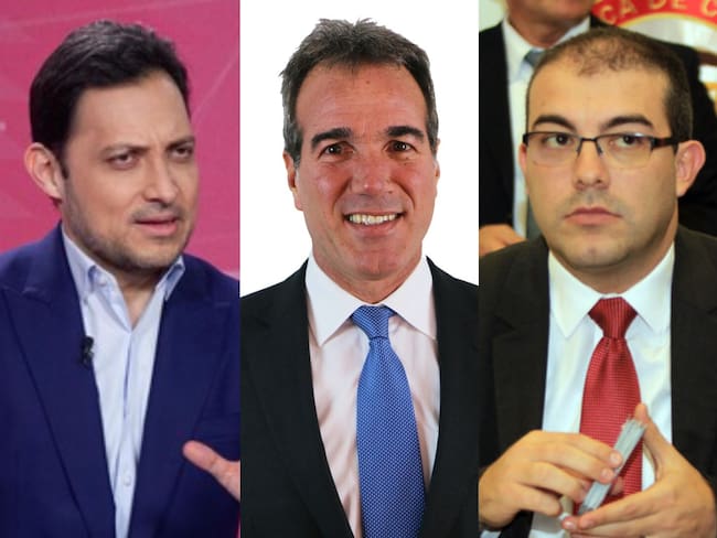 Carlos Fernando Motoa, Samy Merheg y Carlos Abraham Jiménez. Fotos: (Colprensa- Cambio Radical) / Directorio Legislativo / (Colprensa-Alvaro Tavera).