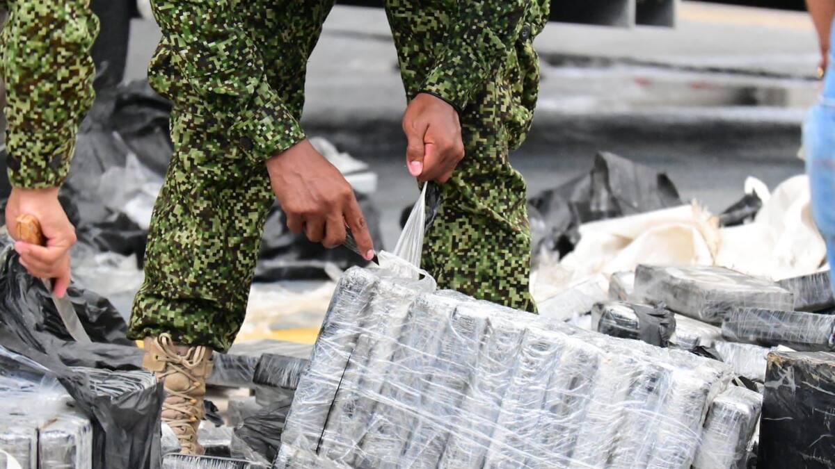 Fuerzas Armadas: Más de 640 toneladas de droga han sido incautadas en 2023