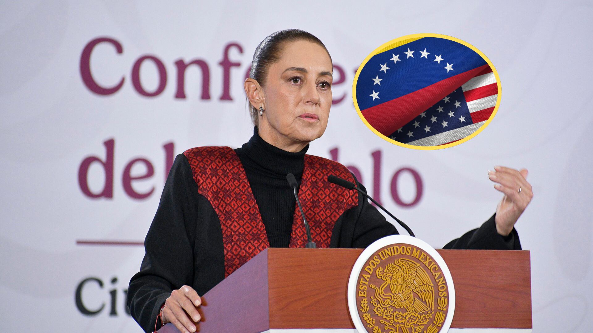 Claudia Sheinbaum. Foto:Johana Remigio/ObturadorMX/Getty ImagesEstados Unidos y Venezuela. Foto: Getty Images.
