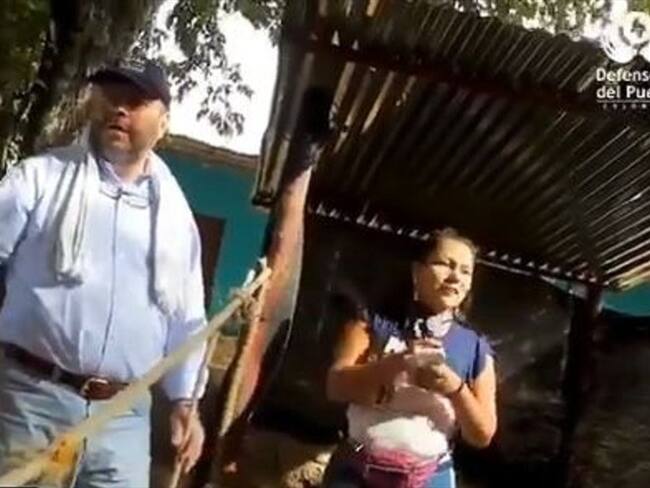 El Defensor del Pueblo pagó peaje improvisado en el Catatumbo. Foto: