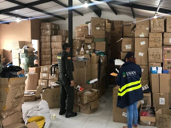 Los contrabandistas ingresaban la mercancía a la capital del país en pequeñas cantidades. Foto: Policía Nacional