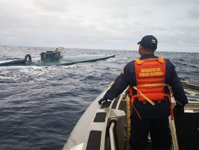 Ocho toneladas de alcaloides incautados en el pacífico de Nariño. Foto: