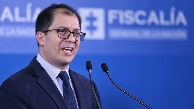 El fiscal general, Francisco Barbosa, aseguró que la suspensión de términos judiciales por la crisis del coronavirus debe terminar. Foto: Colprensa