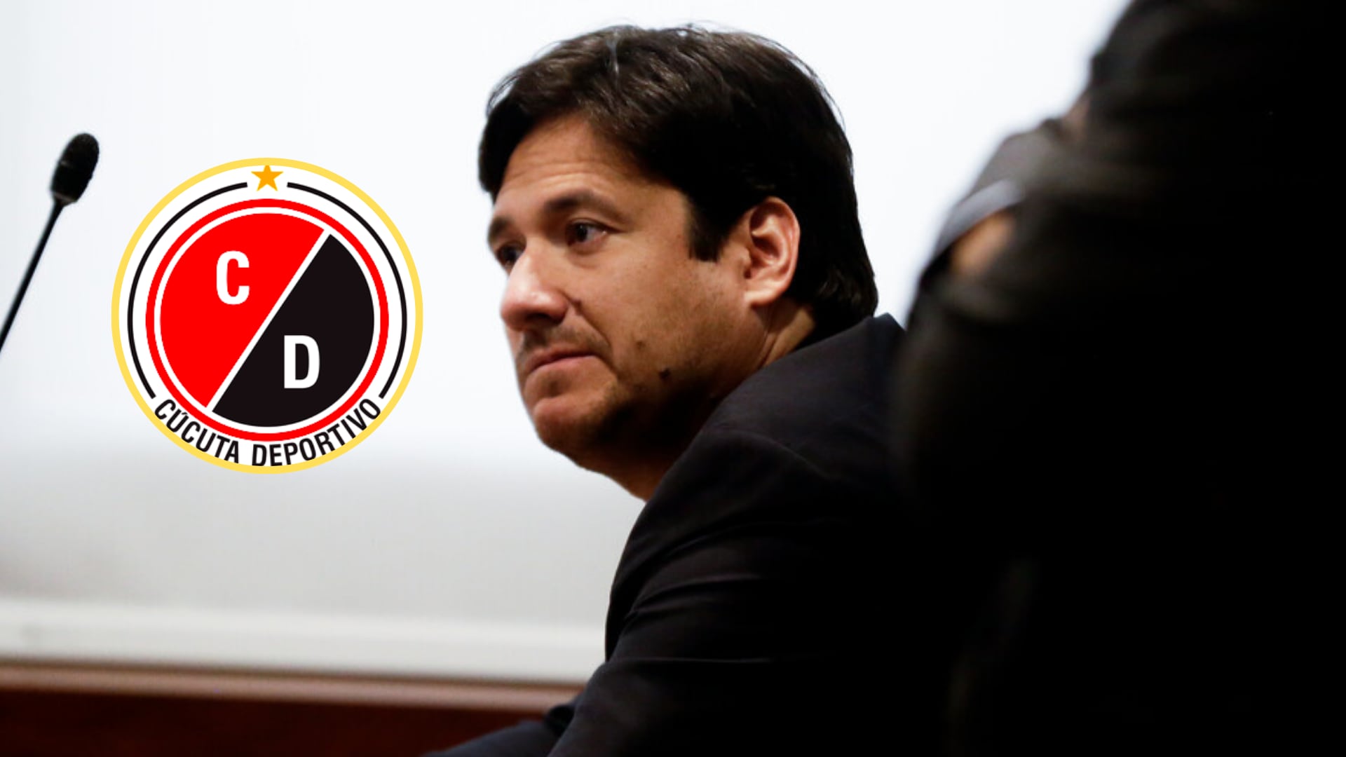 Jose Augusto Cadena, presidente del Cúcuta Deportivo en febrero de 2020. FOTO: (Colprensa - Diego Pineda)