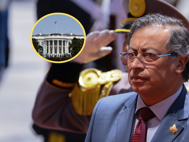 Gustavo Petro. Foto: Franklin Jacome/Getty Images)Casa Blanca. Foto: Getty Images.