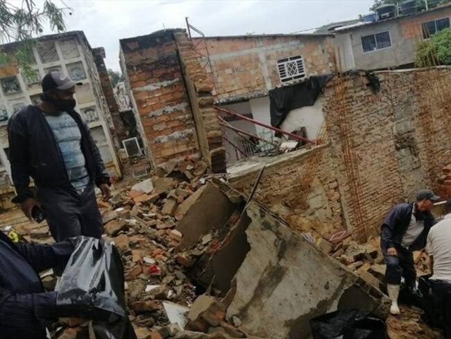 En Cúcuta denuncian crisis sanitaria tras caída de pared del Cementerio Central