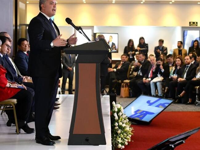 El mandatario advirtió que el país lleva diez años sin tener cárceles nuevas y que es urgente una descongestión. . Foto: Presidencia