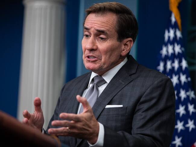 Portavoz de Seguridad Nacional de la Casa Blanca, John Kirby, quien hizo el anuncio. Foto: EFE.