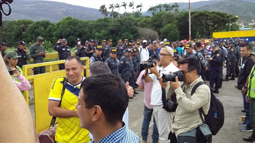 Los colombianos eran acusados de ser mercenarios y paramilitares.. Foto: Audrey Carrillo