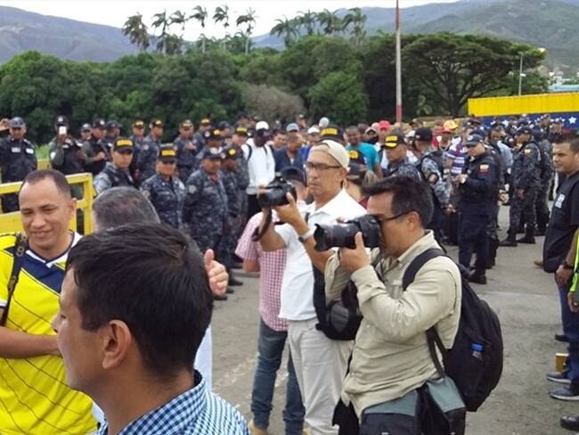 Los colombianos eran acusados de ser mercenarios y paramilitares.. Foto: Audrey Carrillo