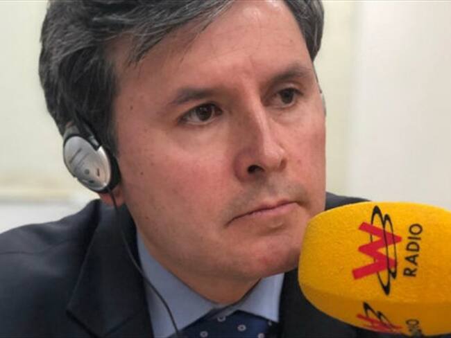 José Roberto Acosta, director de Crédito Público, h Foto: W Radio.