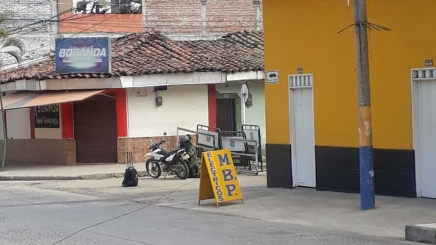 La motocicleta contenía 800 gramos de pentolita. Foto: Cortesía