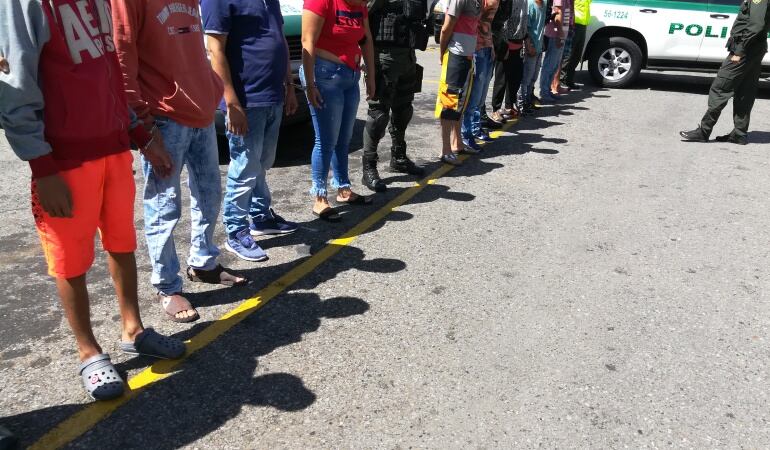 Capturados en Cúcuta. Foto: Archivo.