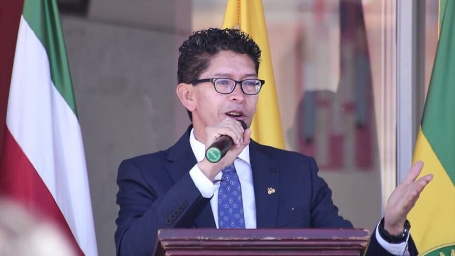 El mandatario boyacense pidió a la Policía redoblar esfuerzos para dar con los responsables.. Foto: Gobernación de Boyacá