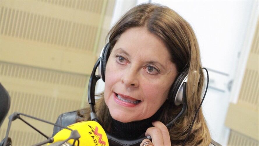 Marta Lucía Ramírez en La W. Foto: La W con Vicky Dávila