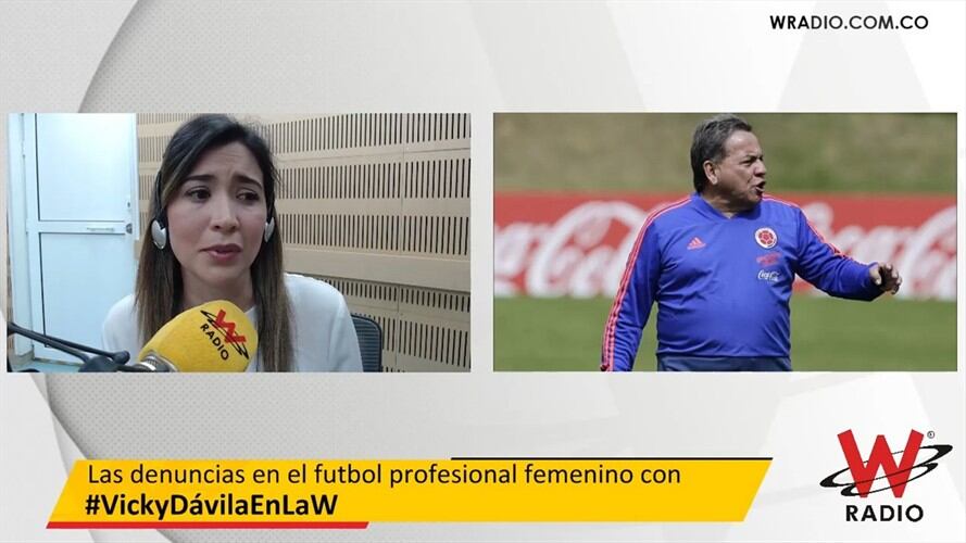 Carolina Rozo denuncia acoso por parte de Didier, el entrenador de la selección Colombia. Foto: La WCon Vicky Dávila