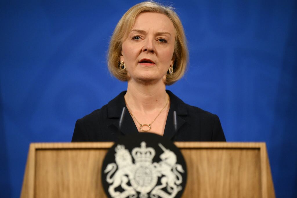 Liz Truss, ministra británica.(Photo by Daniel Leal-WPA Pool/Getty Images)