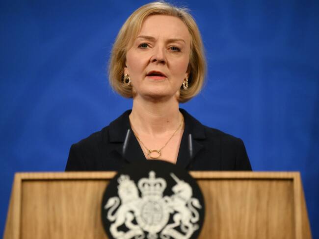 Liz Truss, ministra británica.(Photo by Daniel Leal-WPA Pool/Getty Images)