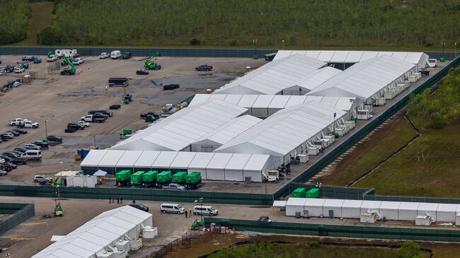 Vista aerea de la prisión de Alcatraz en el Everglades. FOTO: Pedro Portal via Getty Images