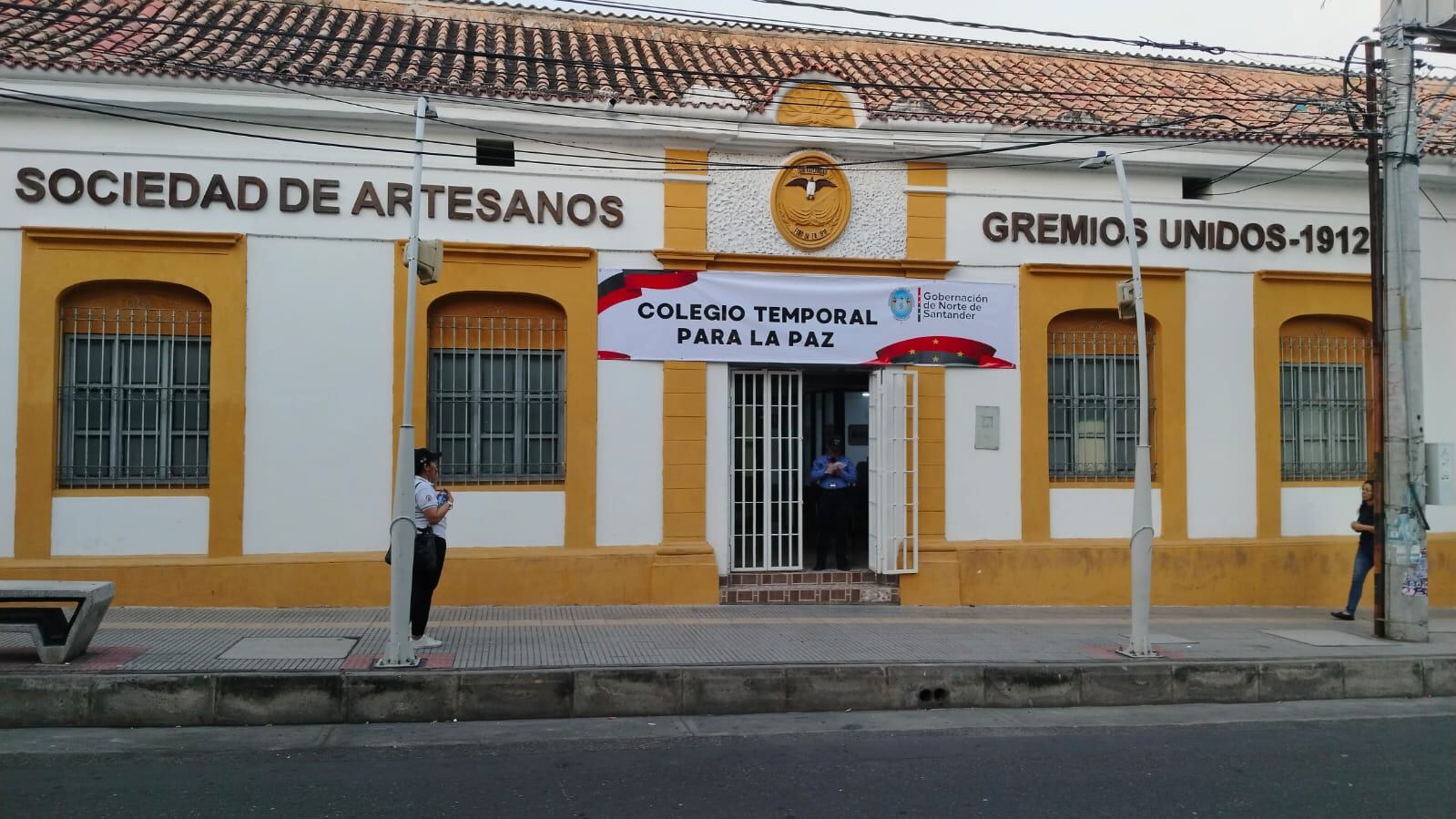 Colegio Temporal para la Paz en Cúcuta / Foto: Caracol Radio