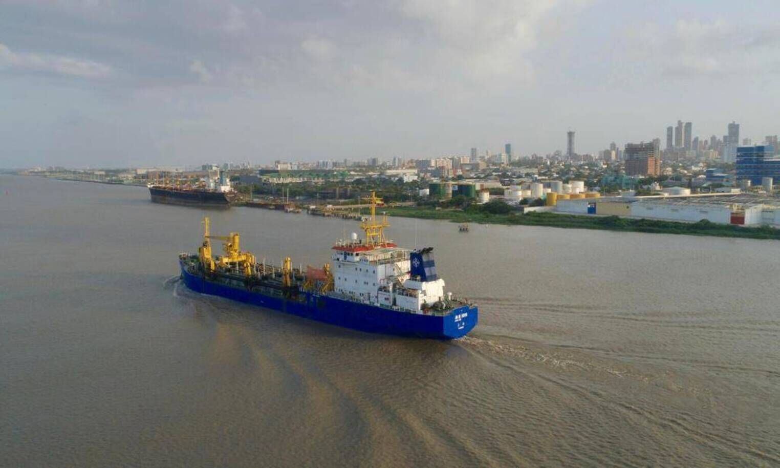 Se busca evitar que se detenga el tránsito por el Río Magdalena. Foto: Dimar.