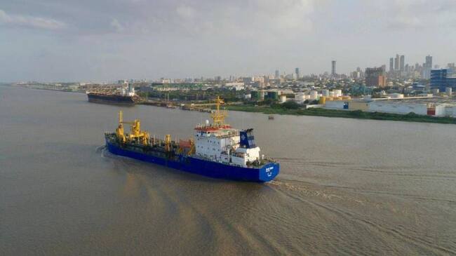 Se busca evitar que se detenga el tránsito por el Río Magdalena. Foto: Dimar.