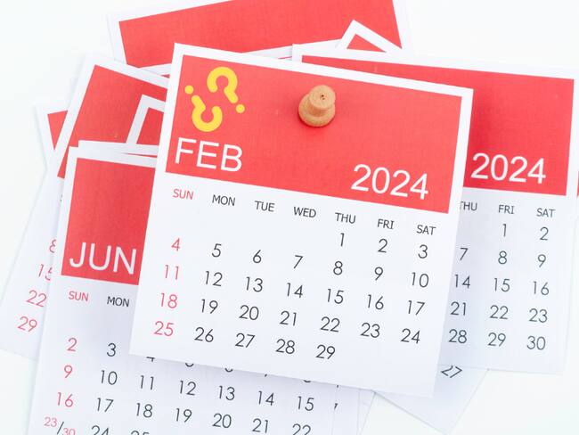 Calendario de febrero 2024 (Getty Images)