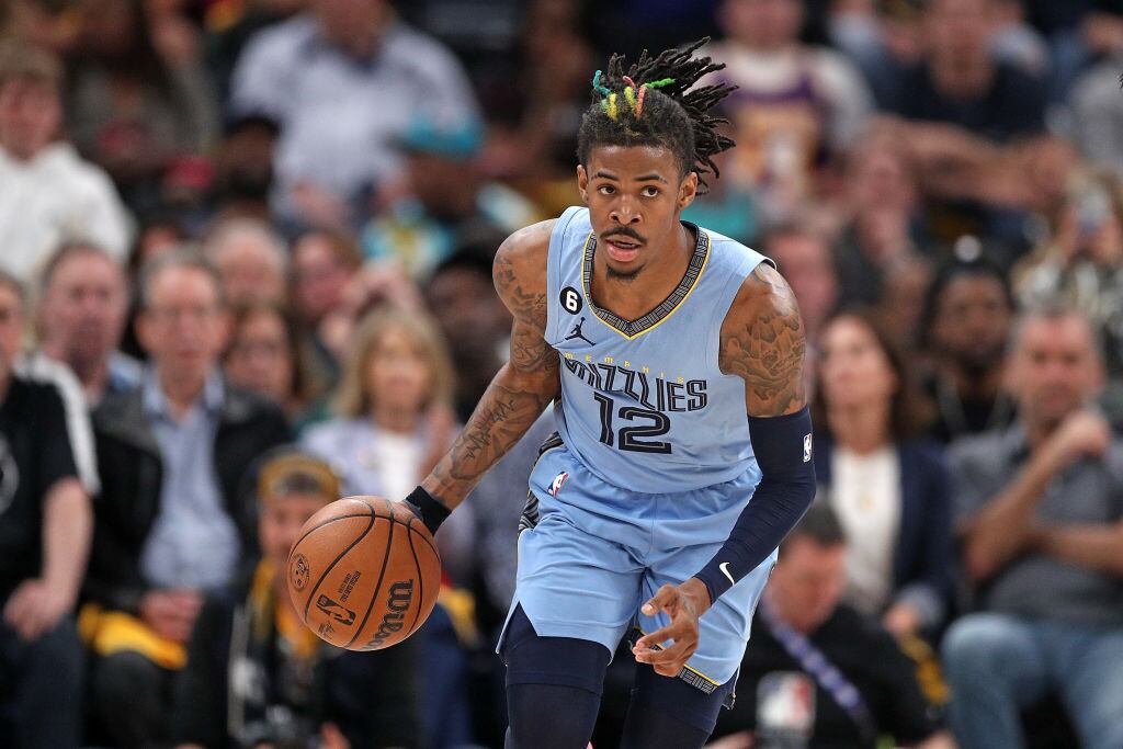 Ja Morant de los Memphis Grizzlies. Foto: Getty Images.