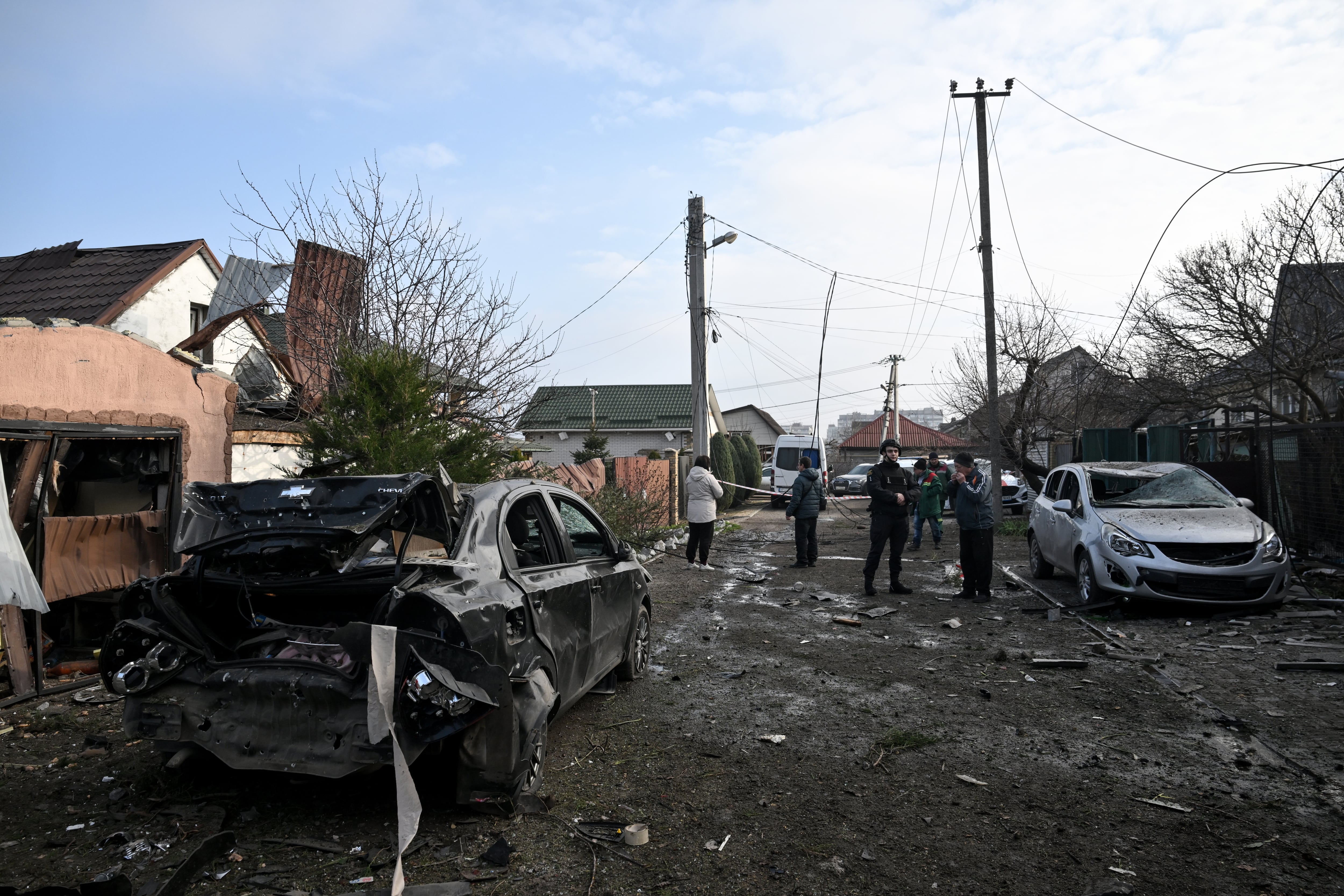 Ataque ruso en Zaporiyia, el 19 de diciembre de 2025. FOTO: Ukrinform/NurPhoto vía Getty Images
