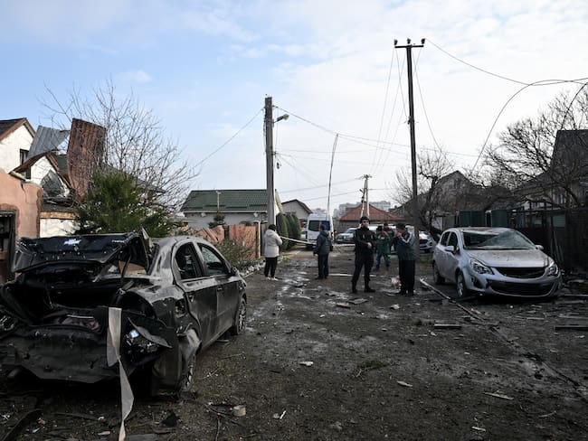 Ataque ruso en Zaporiyia, el 19 de diciembre de 2025. FOTO: Ukrinform/NurPhoto vía Getty Images