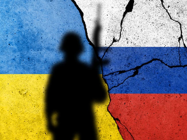 Imagen de referencia de guerra entre Rusia y Ucrania. Foto: Getty Images.
