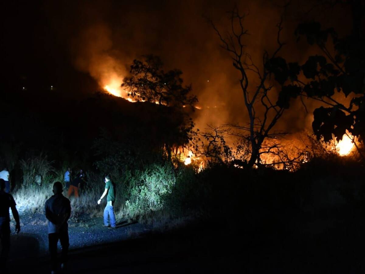 Invasores de tierras estarían detrás de incendio forestal en Cali