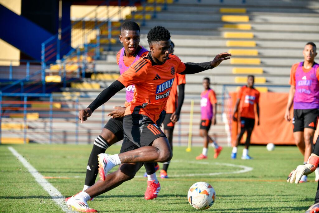 Entrenamiento Selección Colombia Sub20. FOTO: Federación Colombiana de Fútbol