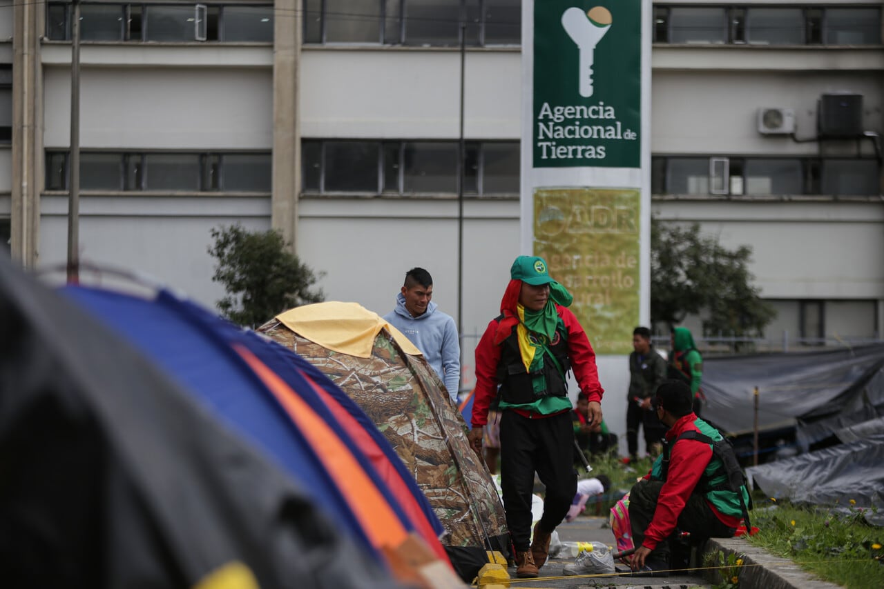 Miembros de la comunidad indígena Embera. Foto: Colprensa - Cristian Bayona.