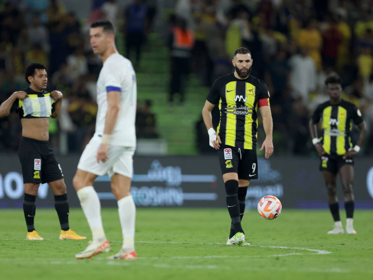 El Al Nassr de Cristiano Ronaldo goleó 5-2 al Al Ittihad de Benzema