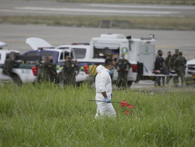 En inmediaciones del Aeropuerto Camilo Daza en Cúcuta se detonaron dos explosivos el pasado 14 de diciembre.