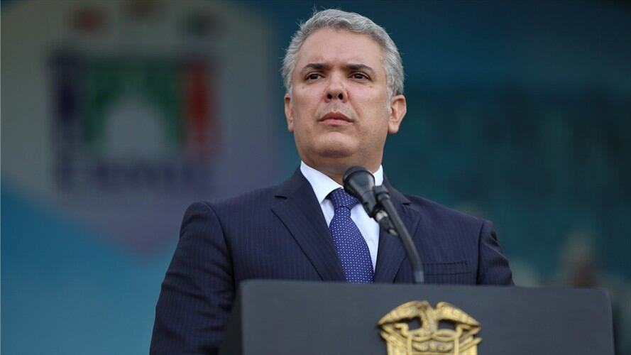 En entrevista con Colprensa, el mandatario reiteró las líneas rojas del Gobierno para continuar las conversaciones de paz, como el cese de su actividad criminal.. Foto: Colprensa