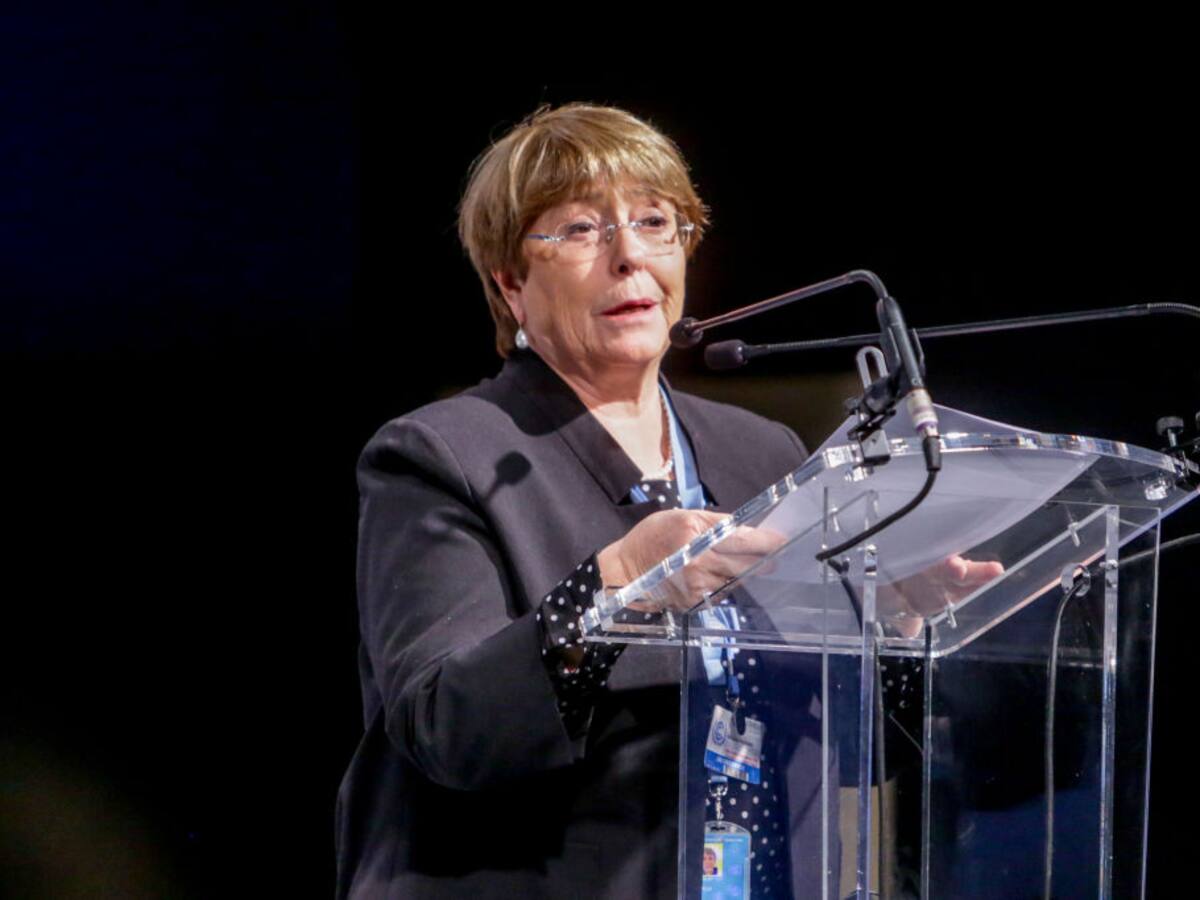 Aliento la necesaria reforma a la Policía: Michelle Bachelet, alta comisionada de la ONU