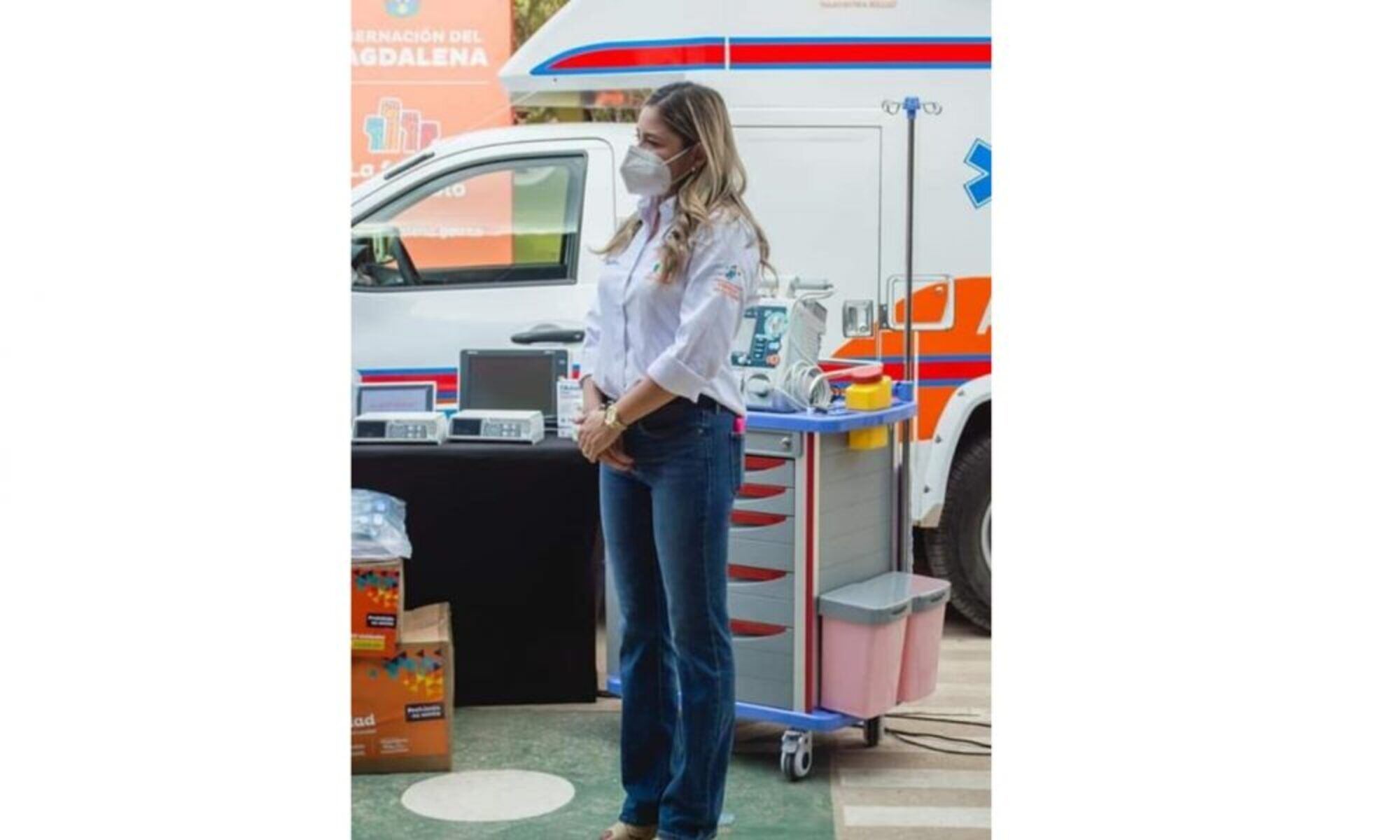 Mayra Castro, gerente hospital de Pivijay. Foto: Gobernación del Magdalena