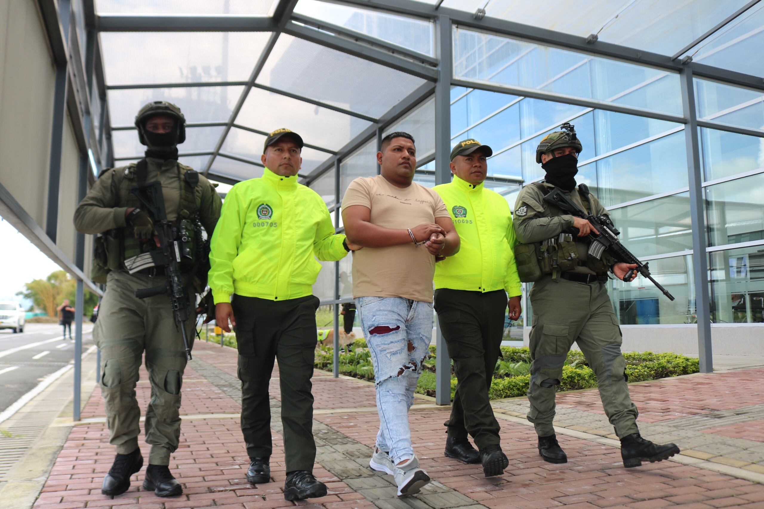 Captura de alias 'Camilo'. Foto: Policía Nacional