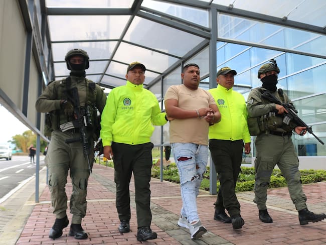 Captura de alias 'Camilo'. Foto: Policía Nacional