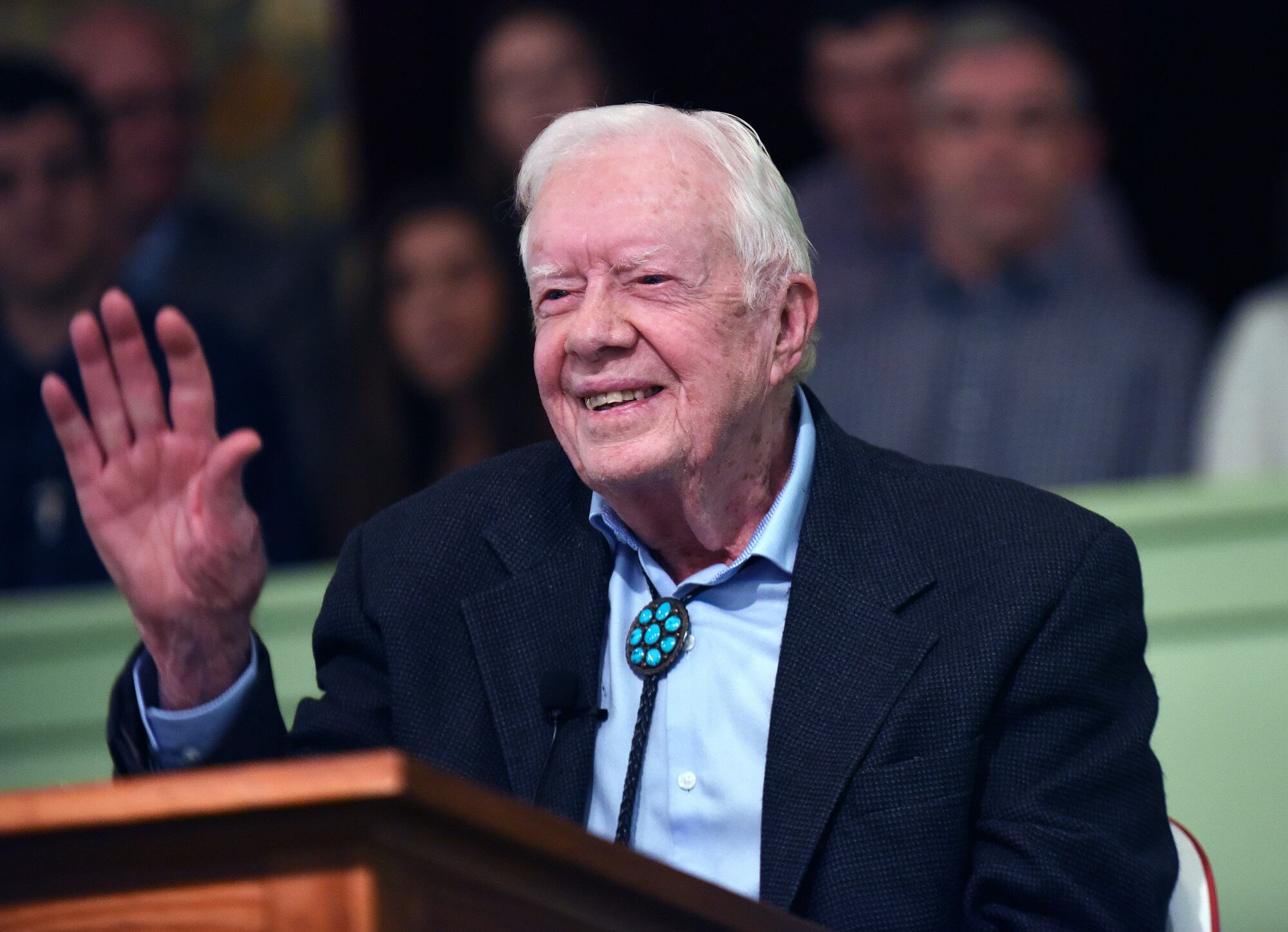Jimmy Carter, expresidente de Estados Unidos.  (Photo by Paul Hennessy/NurPhoto via Getty Images)