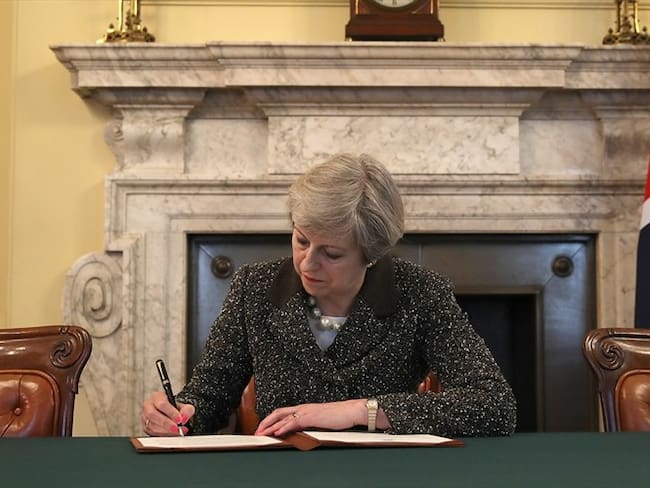 Theresa May, primer ministra británica . Foto: Getty Images