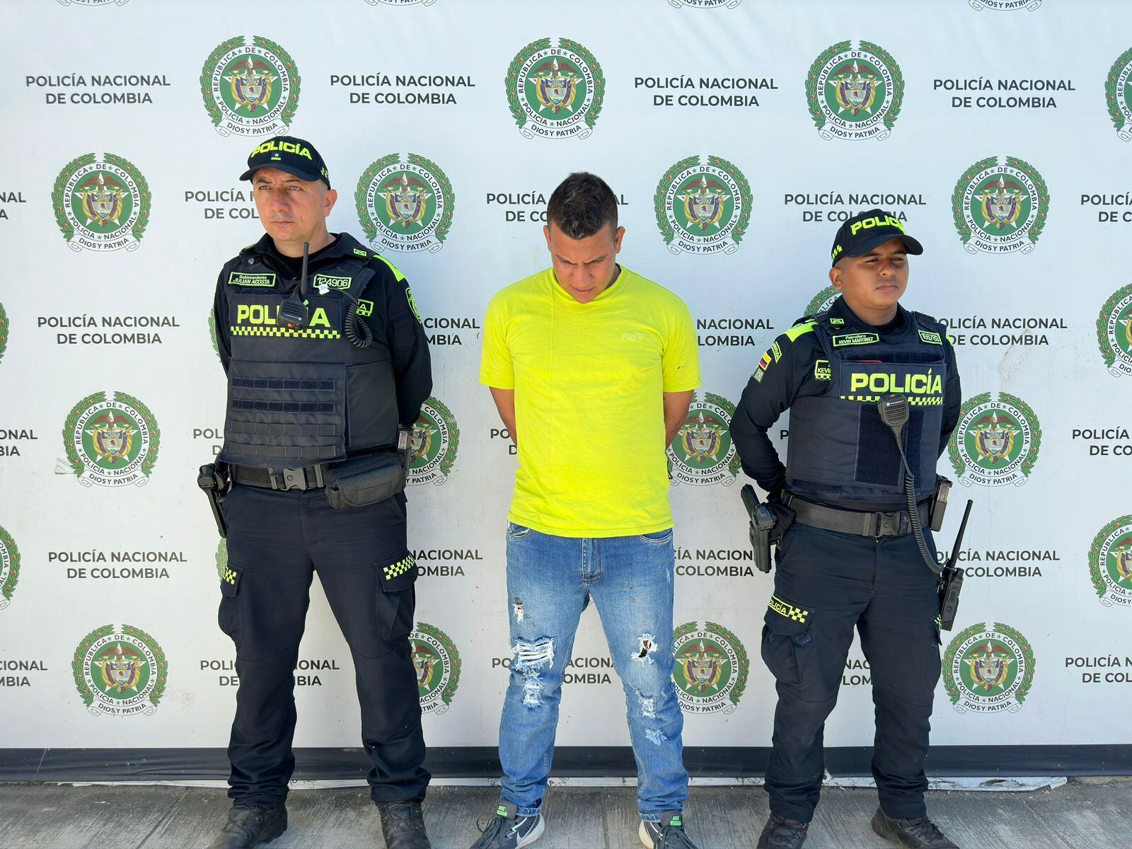Capturado/ Policía Metropolitana de Santa Marta.