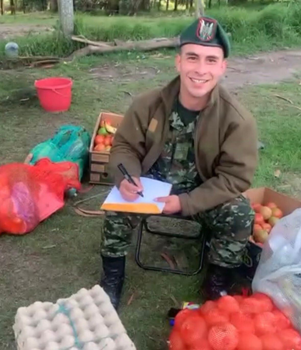 David Pachón Rivera, soldado. Foto: Instagram @saloayudar