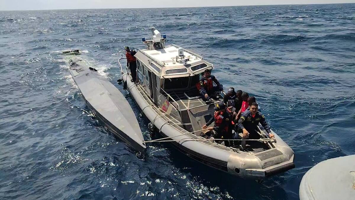 Tumaco: incautaron dos semisumergibles con más de 4.5 toneladas de cocaína