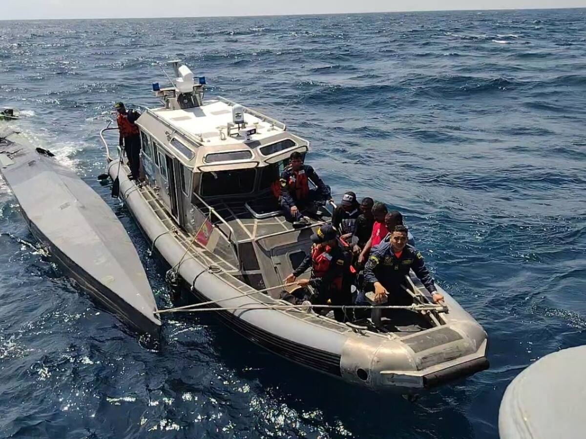 Tumaco: incautaron dos semisumergibles con más de 4.5 toneladas de cocaína