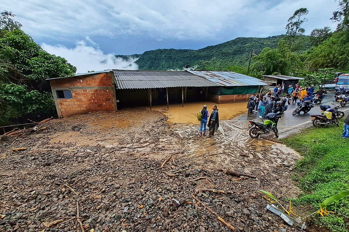 Las afectaciones se registraron en la vereda El Diviso, zona rural. Crédito: Red de Apoyo.